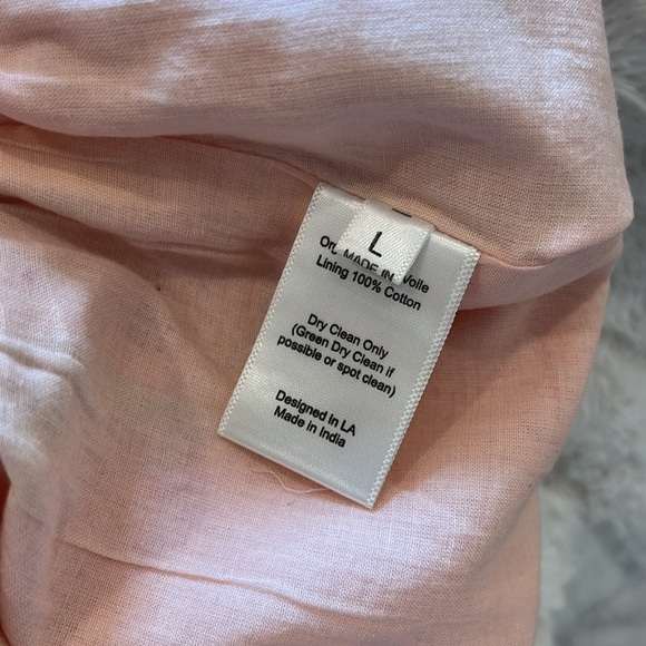 St. Roche Organic Cotton Bird Shorts in Pink Marble NWT Sz Large - Picture 5 of 8